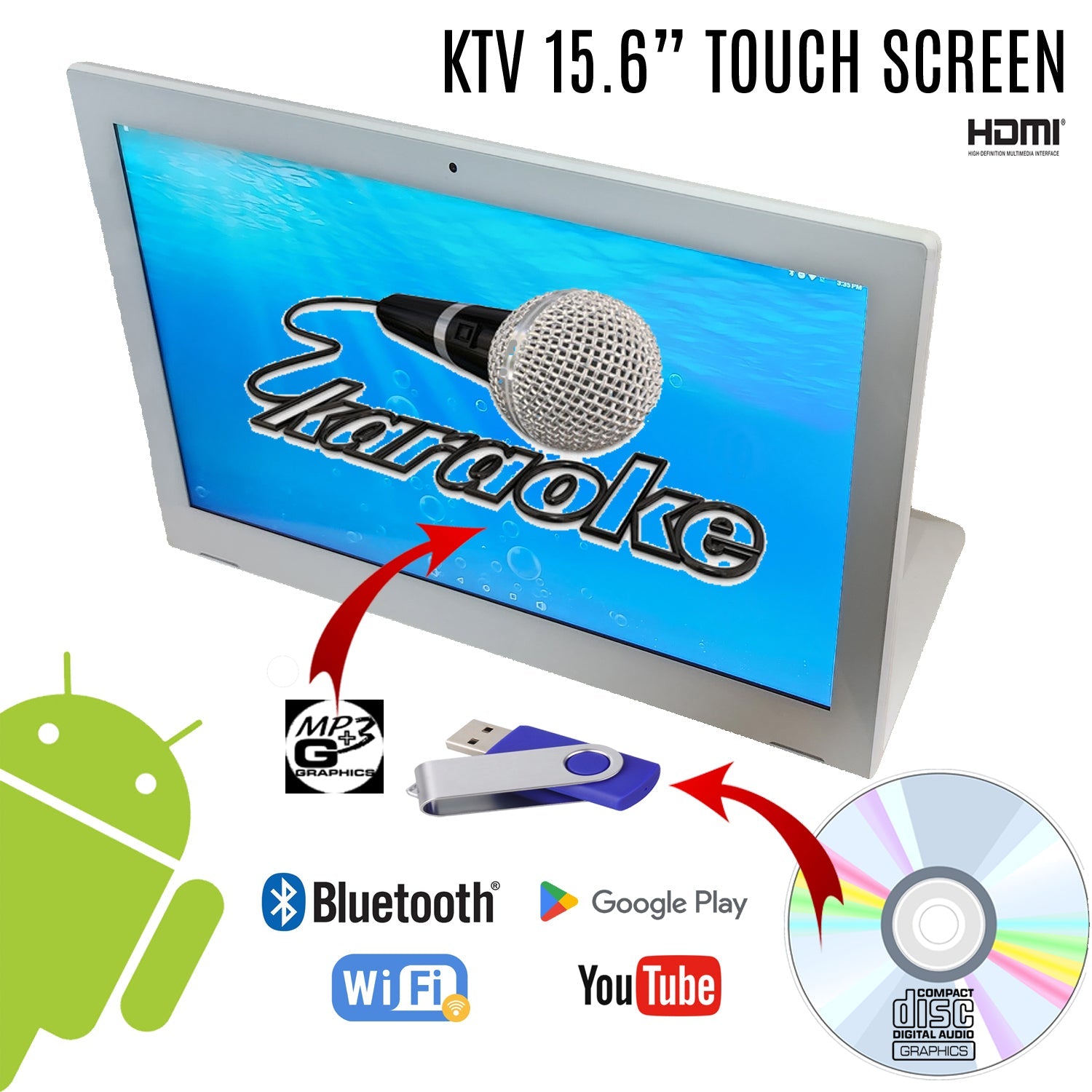 Play Karaoke CD+G (MP3+G) on your KTV Touch Screen Karaoke System - Karaoke Home Entertainment
