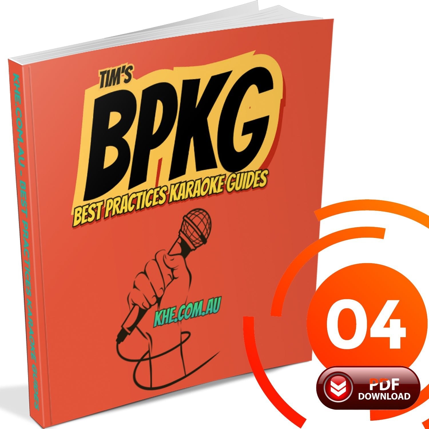 BPKG Vol 4 “Karaoke Machine for Disc or Download” - Karaoke Home Entertainment