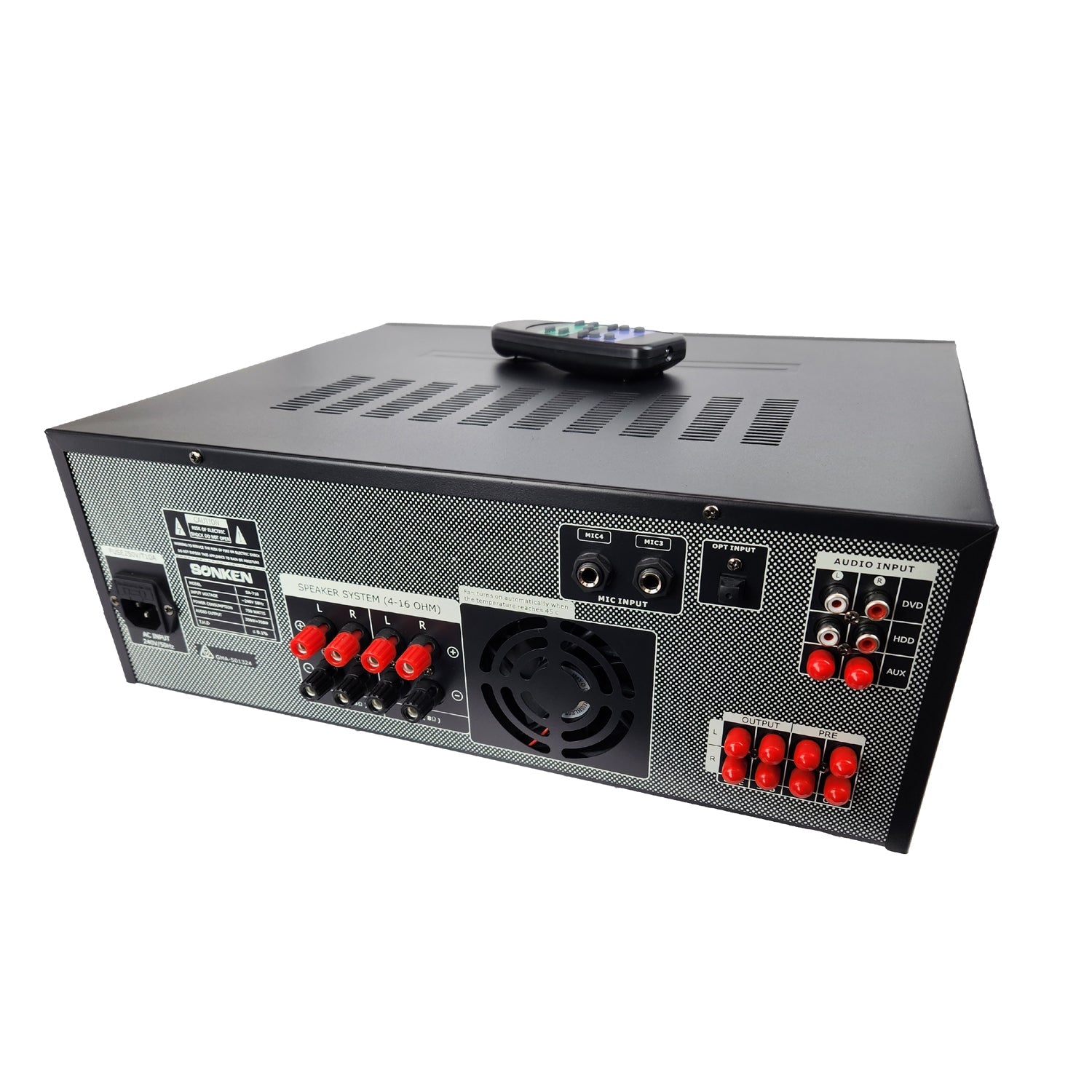 EX-DEMO: Sonken SA-710 Pro Series Karaoke Mixing Amplifier (700 Watts - RMS) + Bluetooth + Optical - Karaoke Home Entertainment