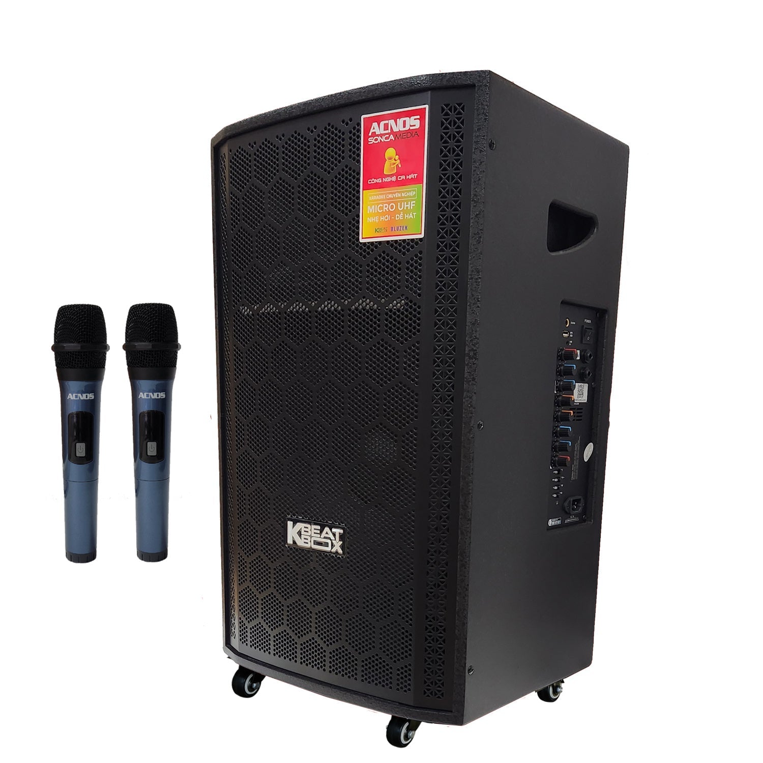 KBeatBox CB - 4051 - MAX (Black) 70W RMS [450W PMPO] Karaoke Powered Speaker System - Karaoke Home Entertainment