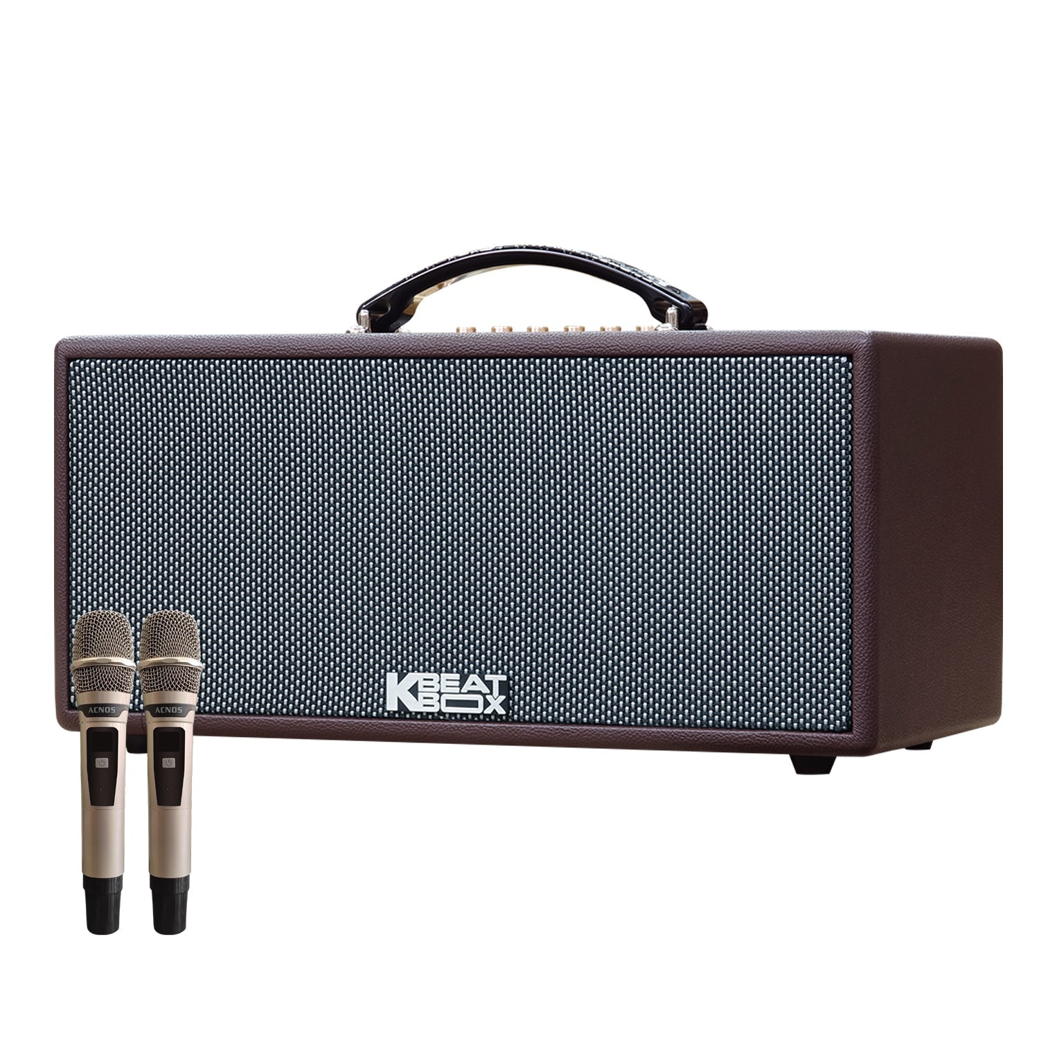 KBEATBOX CS - 366Plus 150W RMS [750W PMPO] Karaoke Powered Speaker System - Karaoke Home Entertainment