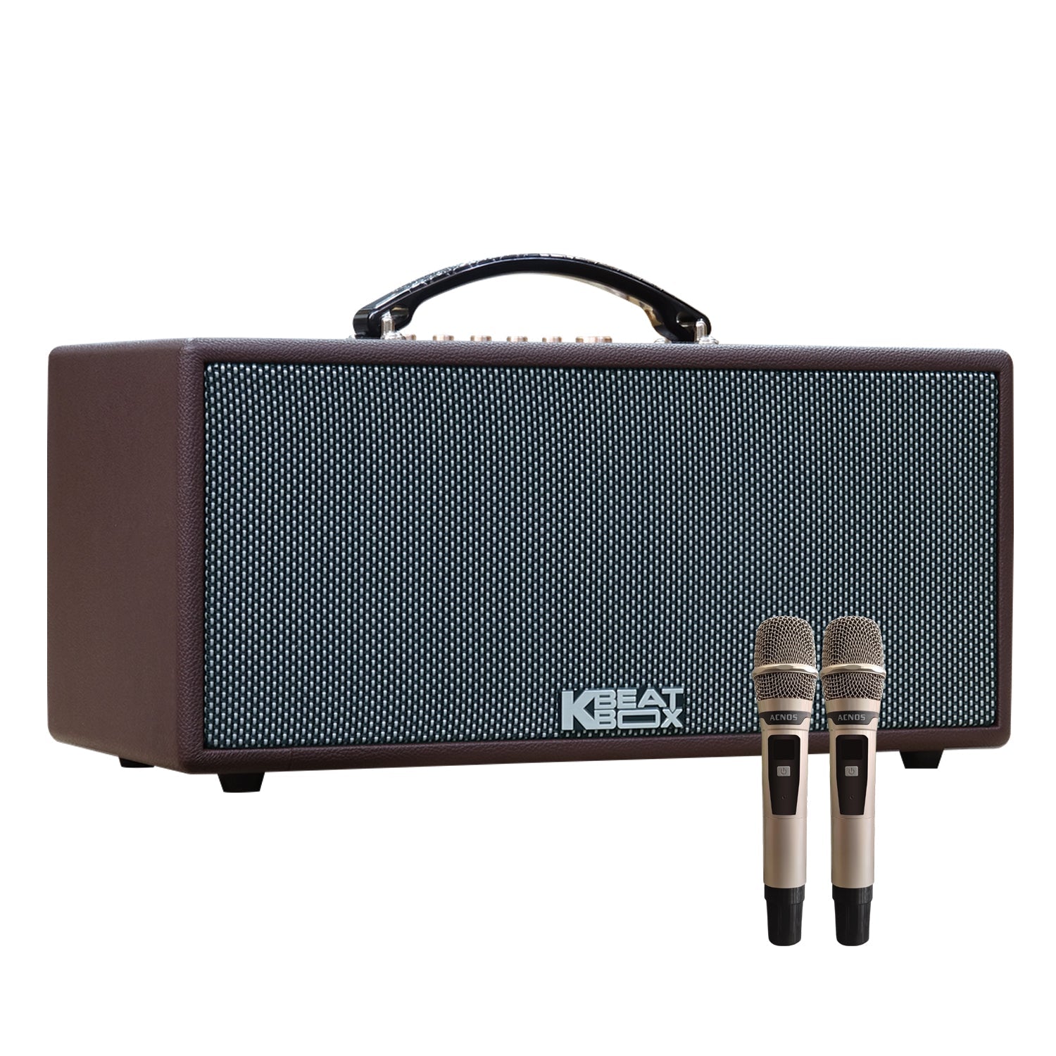 KBEATBOX CS - 366Plus 150W RMS [750W PMPO] Karaoke Powered Speaker System - Karaoke Home Entertainment