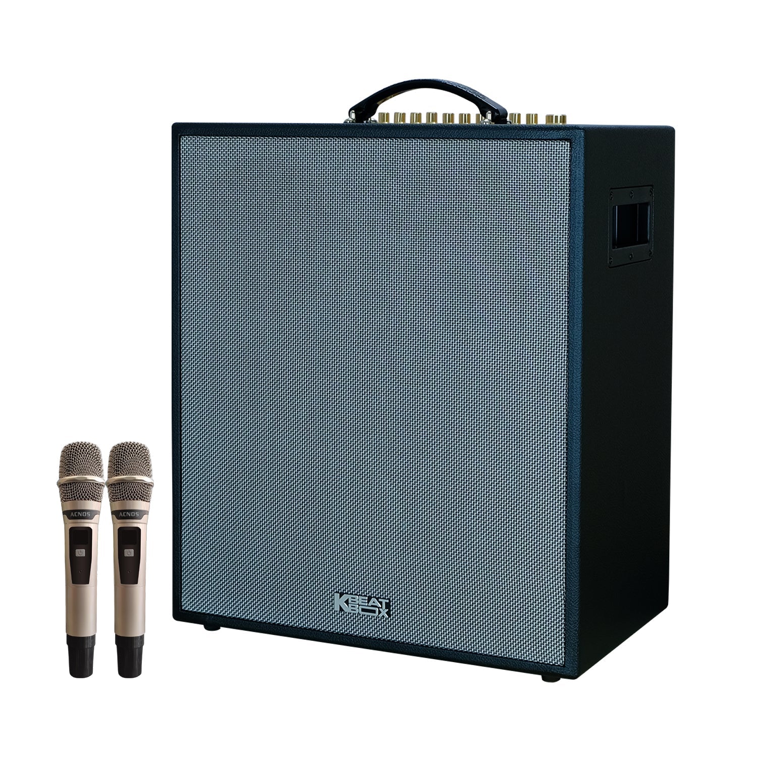 KBEATBOX CS - 551Plus 400W RMS [1600W PMPO] Karaoke Powered Speaker System - Karaoke Home Entertainment